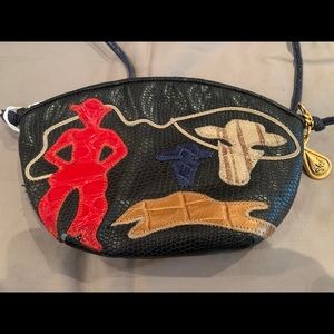 Vintage Sharif Western-theme Evening Bag